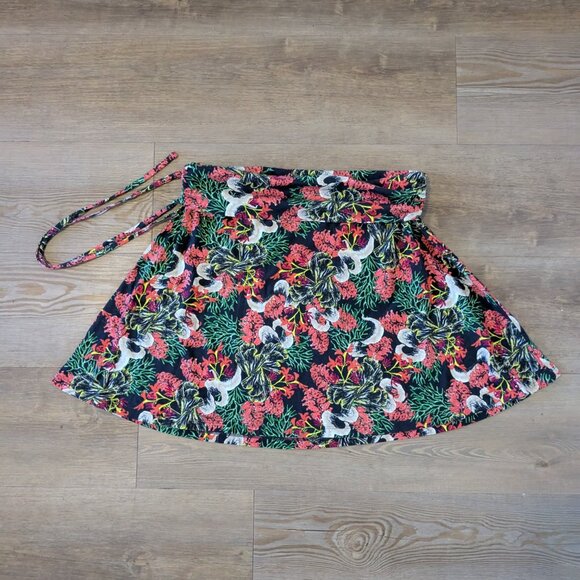 Patagonia Lithia Skirt Convertible Women's Large Floral Hike Ruched Tie Halter - Picture 7 of 12